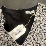 Free the Roses Black and White Floral Mini Dress Size L Photo 2