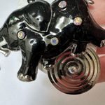 Lot Of 3 Beautiful Rhinestone Elephant Brooch Pins Photo 7