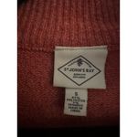 st. john's bay  Orange Cable Knit Half-Zip Long Sleeve Sweater Woman’s M Photo 5