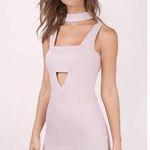 Tobi NWT Step by Step Choker Bodycon Mini Dress Pastel Purple Light Lavender szM Photo 0