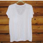 James Perse NWT White Deep Scoop Pocket T Shirt Photo 4
