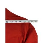 Allison Daley Women's Knee Deep Brick Red Zipper Top Photo 4