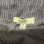 Kori  Grey Gray corduroy Jacket Coat small womens button up collared pockets Photo 6