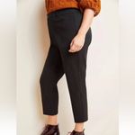 Anthropologie NWT The Essential Slim Trousers in Black size 16 Photo 2