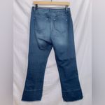 Versona  Dark Wash Denim High Rise Cropped Flare Jean size 6 Photo 5