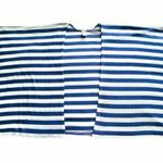 I JOAH Blue & White Stripe Loose Fit Cardigan Cover Up Top ~ Women's Size LARGE Photo 6