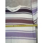 Aeropostale  Sweater Womens S  Multicolor  Striped Casual Preppy Open Knit Top Photo 9