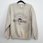 Urban Outfitters Colorado Breckenridge Graphic Crewneck Knit Sweatshirt in Tan Photo 0
