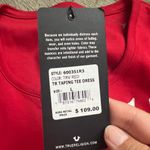 True Religion NWT Red Taping Tee Dress Size L Photo 11