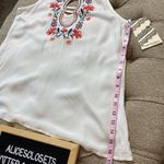 Eyeshadow Floral Embroidered Cutout Tank Photo 7