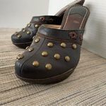 Cindy Says‎ navy Blue Slides. Size 6 Photo 2