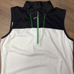 IZOD Women's White Quarter Zip Sleeveless Golf Tennis Top Size Medium NWOT Photo 2