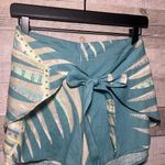 Patagonia Garden Island Teal Patterned Tie Hemp Shorts Photo 3