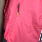 New Balance Women’s Pink Gray Windbreaker Hooded Zip-Up Jacket Photo 6