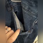 Tahari  Plus Stretch Straight Leg Dark Rinse Jeans Size 38 Photo 4