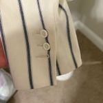 Etcetera  Cream and Black/Navy Striped Blazer Photo 4