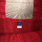 Old Navy Red Scrunched Boho Top Tank Shirt Womens Medium Photo 1