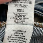 Free People Rock Denim Uptown Short Size 26 Button Fly Jean Shorts Raw Hem Photo 7