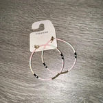 Maurice's 2/$10 NWT Maurice’s Beaded Hoop Drop Earrings Photo 1