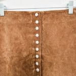 BLANKNYC Womens Suede Skirt Size 27 Brown‎ Mini Boho 70s Western Capsule Fall Brown Photo 2