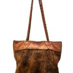 Lindalee Leather and Cow Hair Shoulder Bag/Tote Photo 1