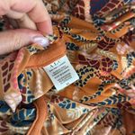 ALC Frank ALC Ansel Midi Bodycon Ruched Dress in Clay Combo Size Medium Photo 10