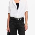 Madewell Black The Essex Long Baggy Fringe Shorts Size 25 Photo 0