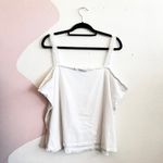 Avenue Vintage White Lace Trim Tank Top Coquette Balletcore Y2K Bridal 4X Photo 1