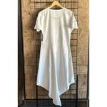 NWT Womens Midi Dress Sz Small White Gauze Embroidered Cottage Photo 4