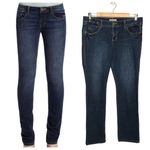 CAbi Dark Rinse Blue Moon Indie Style 514 Straight Leg Denim Jeans 10 Photo 1