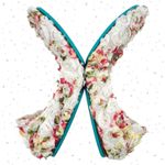 Tieks Rose Garden Fabric Floral Leather Flats Bridal Shower Spring Shoes Size 6 Photo 3