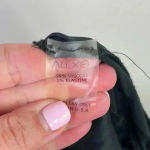 Alexis  Black Skinny Leg Tuxedo Elastic Waist High Rise‎ Pant Photo 7