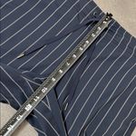 Athleta Navy Stripe Midtown Ankle Pants size 12 Photo 4