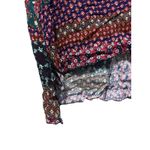 Hailey & Co. Floral Sleeveless Top Keyhole Hi-Lo Hem Blouse Womens L Photo 1