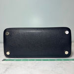 Kate Spade  Black Leather Margaux Satchel Tote with Crossbody Strap Photo 6