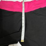 iLoveSia Raspberry Pink and Black Capri Leggings XL NWT Photo 5