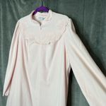 Vanity Fair Vintage ‎ Robe Medium Pink Long Full Length Zip Front 70s 80s NWT Photo 1