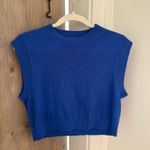 Boutique Royal blue sweater vest Photo 0