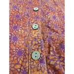 Gramicci Chambray Dress Tunic Short Boho Red Orange Cotton Casual Women's XL Photo 2