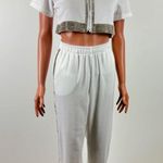 Hot & Delicious | Bedazzled Cropped Hoodie and SweatPants Set Photo 3