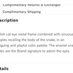 BVLGARI Brand new!  women’s Serpenti sunglasses Photo 12