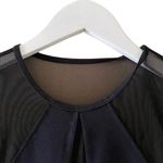 Abercrombie & Fitch Black Soft Long Sleeves Mesh Square Neck Bodysuit SZ S #1112 Photo 1