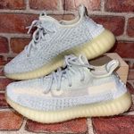 Adidas Pre-Owned  Yeezy Boost 350 V2 Cloud White Sneakers Size 4.5 FW5317 Photo 4