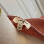 Umgee Rose Linen Tunic Top with Animal Print Layered Bell Sleeves by Sz S Photo 4