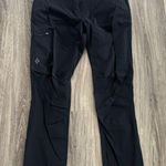 Black Diamond  Women's Black Outdoor Pants Size Medium High rise Straight Leg Photo 0