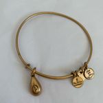 ALEX AND ANI  Gold Tone Pink Jewel Adjustable Bracelet Photo 6
