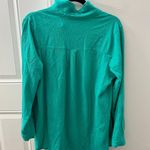 Amazon Teal Button Down Long Sleeve Photo 2