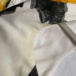 Corey P yellow, black, and white floral print fit and flare dress women’s sz 4 Yellow Photo 11