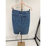 J.Crew Denim Jean Straight Pencil Skirt Size 4 99% Cotton Photo 7