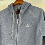 Roots  Athletics blue gray soft full zip hooded sweatshirt pockets size large Photo 3